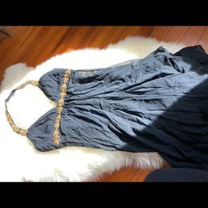 NWT Marchesa Notte Gold Accented Size 6 Dress